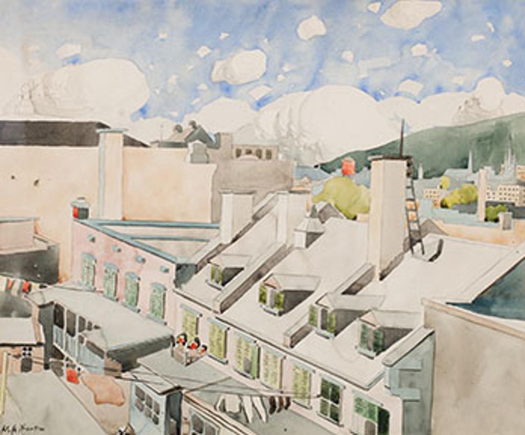 Marc-Aurèle Fortin (1888-1970) - Toits de Montréal