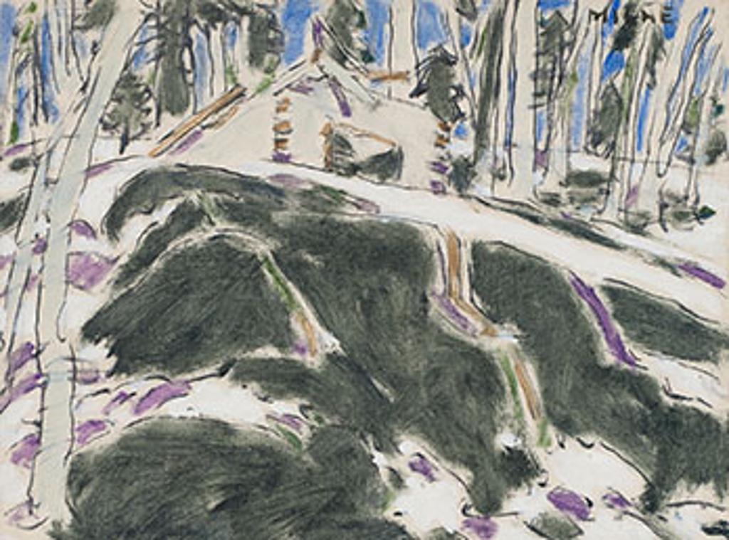 David Browne Milne (1882-1953) - Cabin on the Rock