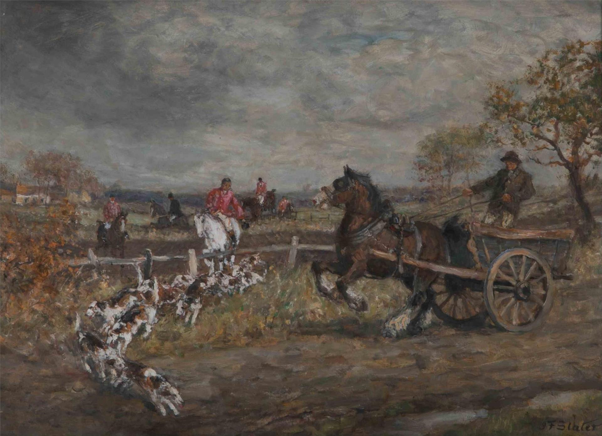 John Falconar Slater (1857-1937) - Fox Hunt