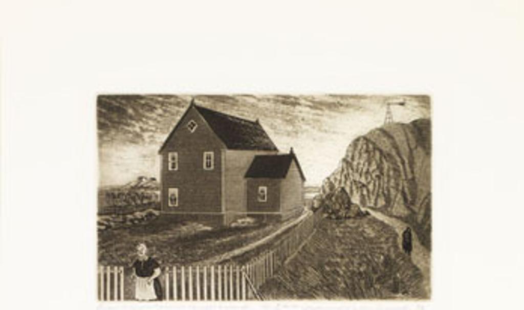 David Lloyd Blackwood (1941-2022) - Gram Glover's House on Bragg's Island