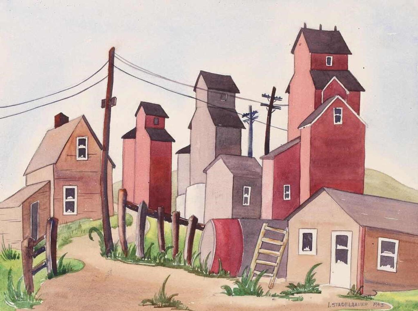 Isabel Stadelbauer (1909-2004) - Elevators; 1945