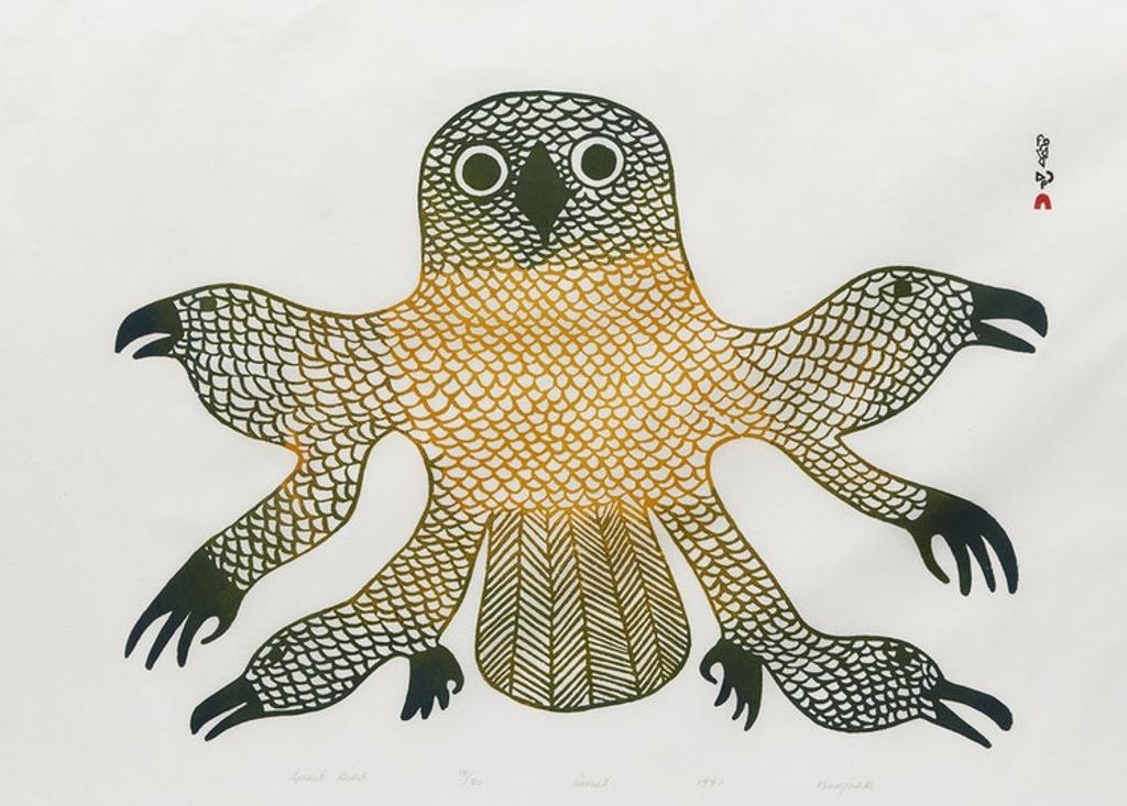 Kenojuak Ashevak (1927-2013) - Spirit Bird