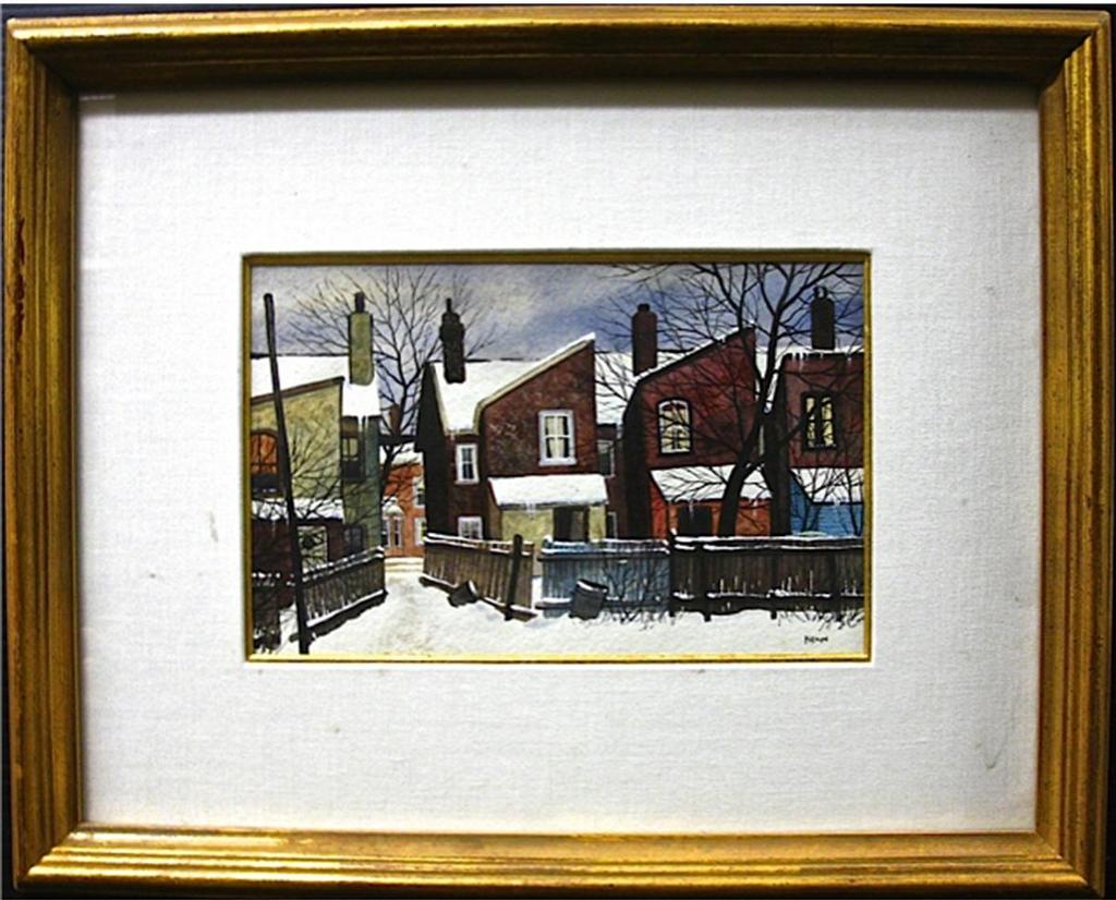 John Kasyn (1926-2008) - Off Sumach St. (Toronto)