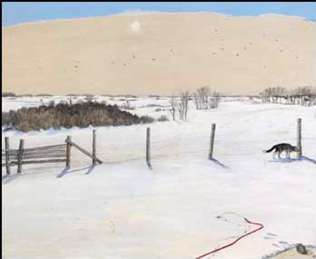 William Kurelek (1927-1977) - View Towards Whitford, Alberta