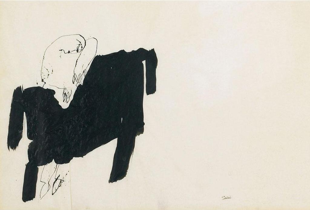 Michael James Aleck Snow (1929-2023) - Man At Desk #2, 1957