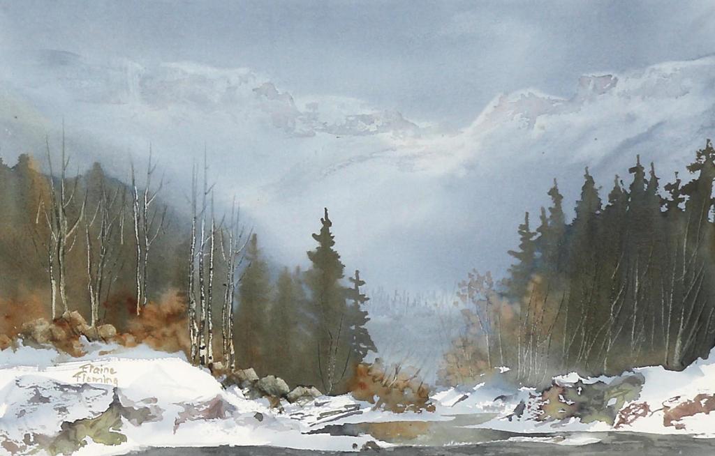 Elaine Fleming (1928-2014) - Mist in the Valley