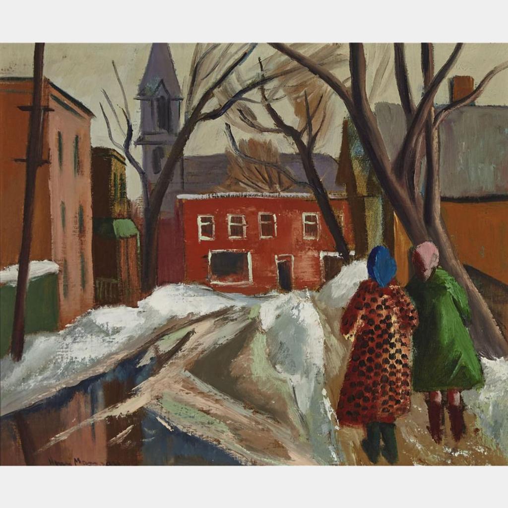 Henri Leopold Masson (1907-1996) - Untitled - Village In Winter