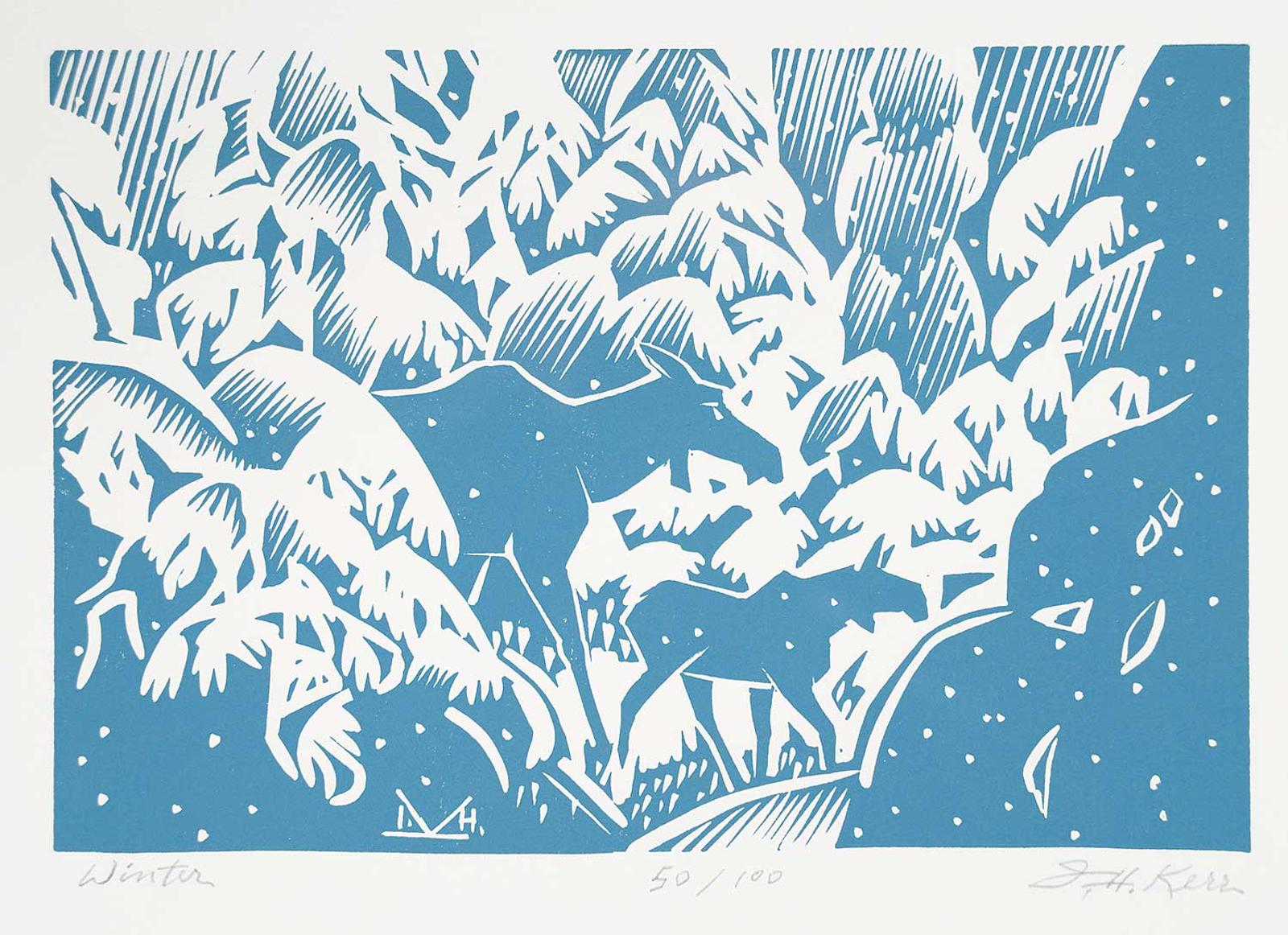 Illingworth Holey (Buck) Kerr (1905-1989) - Winter  # 50/100