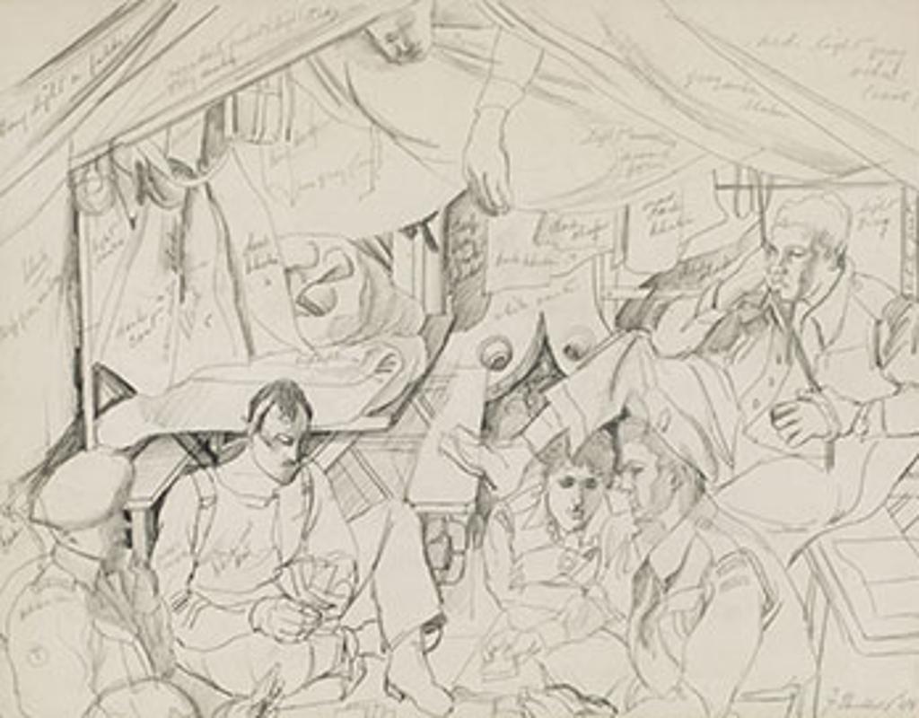 Jack Leaonard Shadbolt (1909-1998) - Interior Scene