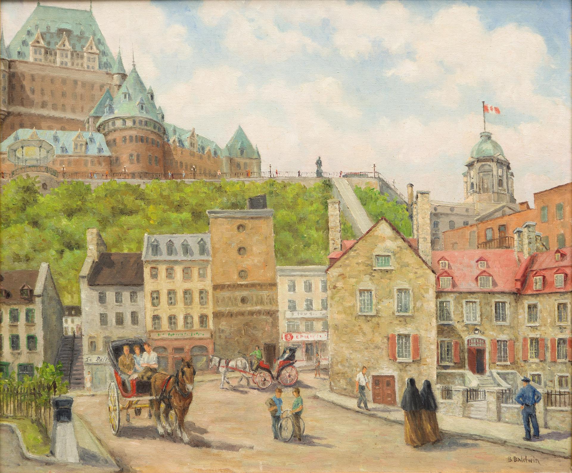 Betty Baldwin (1889-1991) - Château Fronteac et Vieux Québec, n.d.