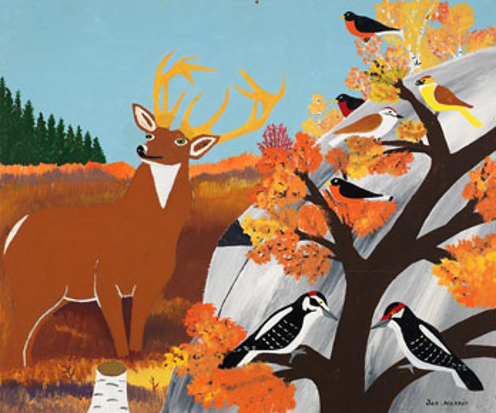Joseph (Joe) Norris (1925-1996) - Autumn Landscape with Friends