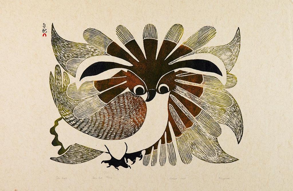 Kenojuak Ashevak (1927-2013) - The Owl