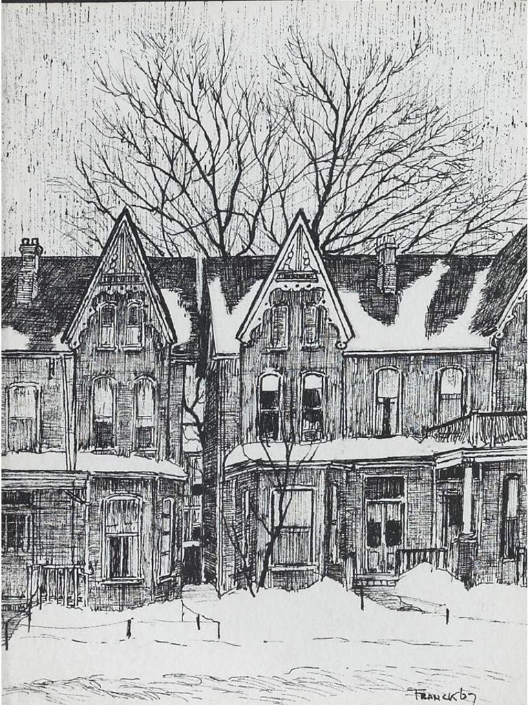 Albert Jacques Franck (1899-1973) - Old Yorkville Avenue