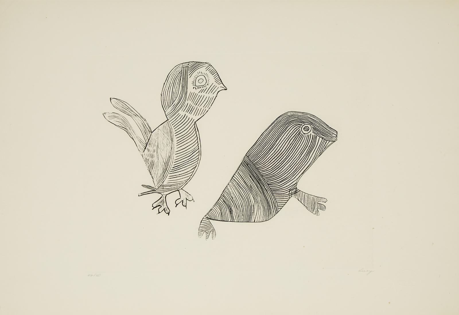 Lucy Qinnuayuak (1915-1982) - Unttiled