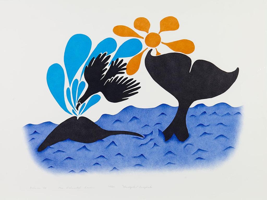 Agnes Nanogak (1925-2001) - The Exhausted Raven