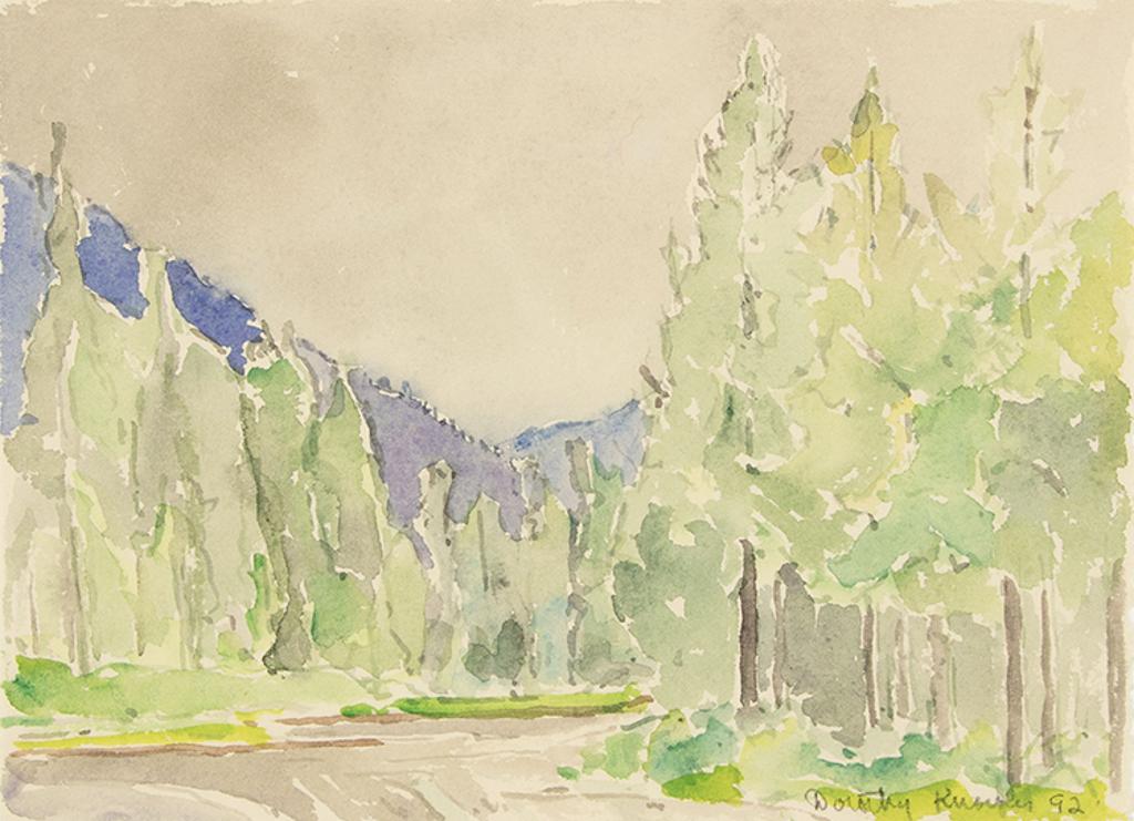 Dorothy Elsie Knowles (1927-2001) - Fir Trees WC-11-92