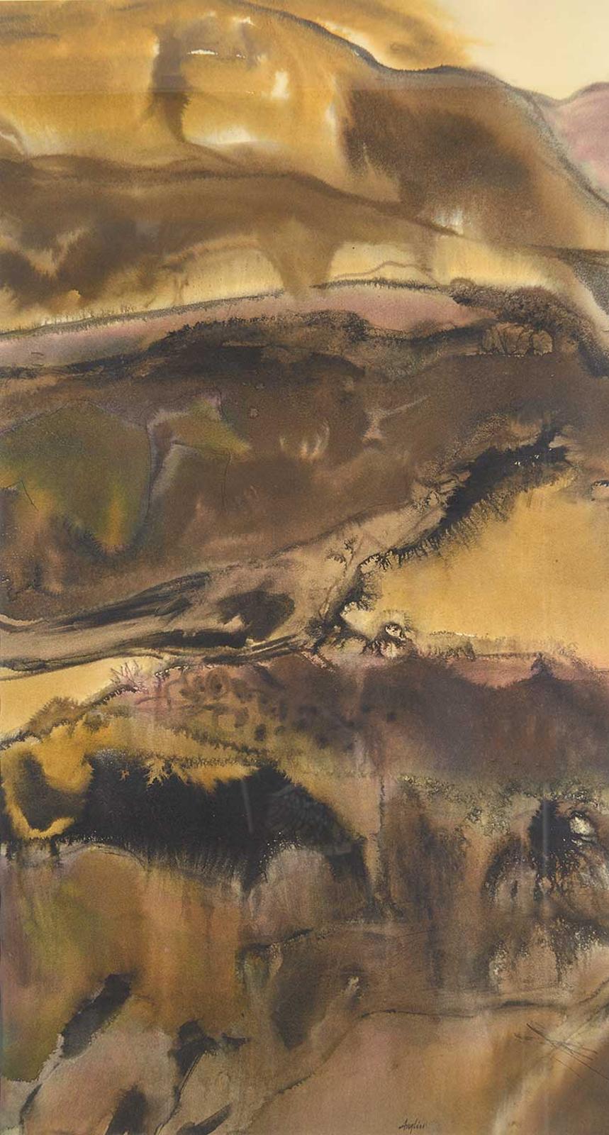 George James Angliss (1921-1991) - Summer Patterns, Foothills