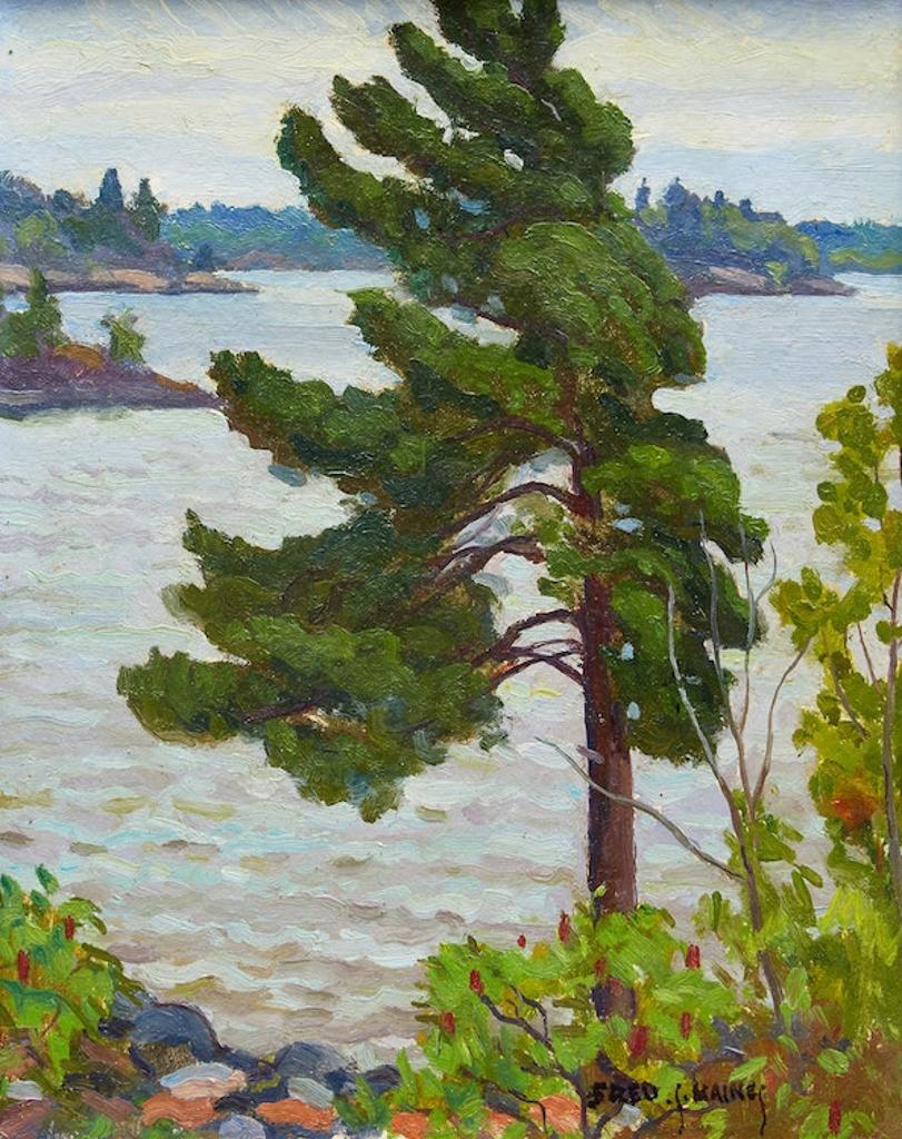 Frederick Stanley Haines (1879-1960) - On Everingham’s Island (Looking Across Ox Lake from Dining Room)