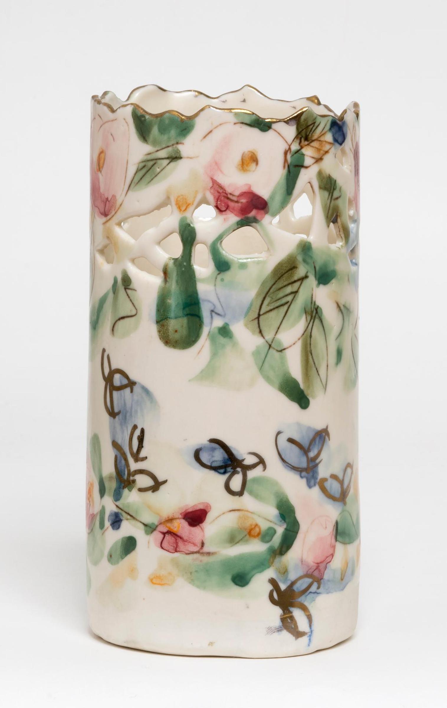 Kiyoko Kato (1951) - Smaller Filigree Vase