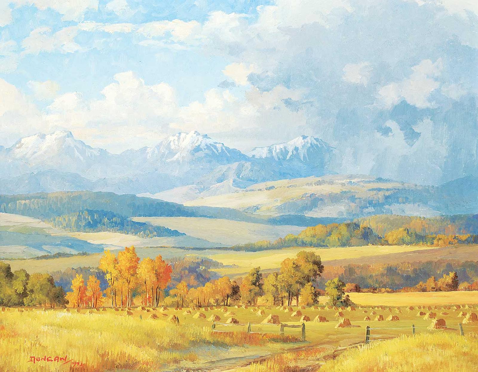 Duncan Mackinnon Crockford (1922-1991) - The Priddis Valley, Alberta