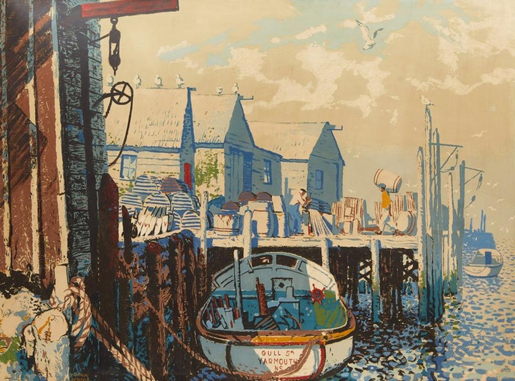 George Franklin Arbuckle (1909-2001) - Down by the Sea