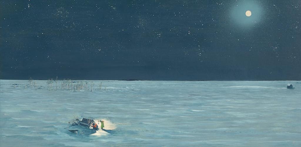 William Kurelek (1927-1977) - A Bolt Like That