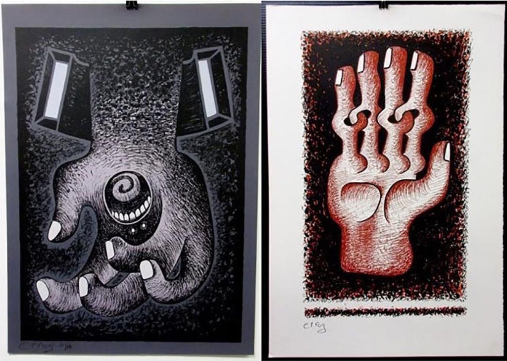 Sorel Etrog (1933-2014) - Untitled (Hand Mouth; Hand With Links)