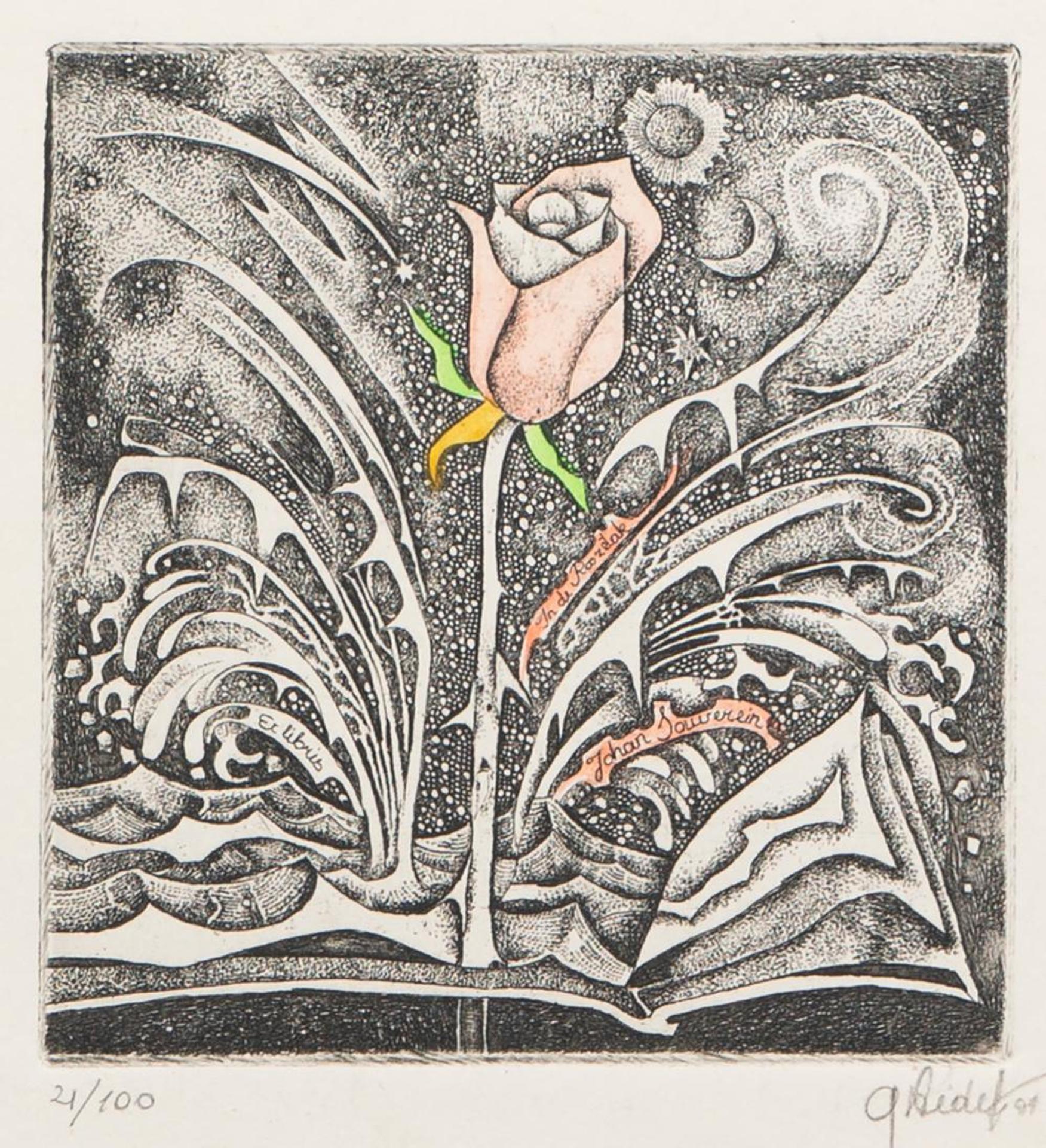 Grazina Didelyte (1938-2007) - Untitled - Rose