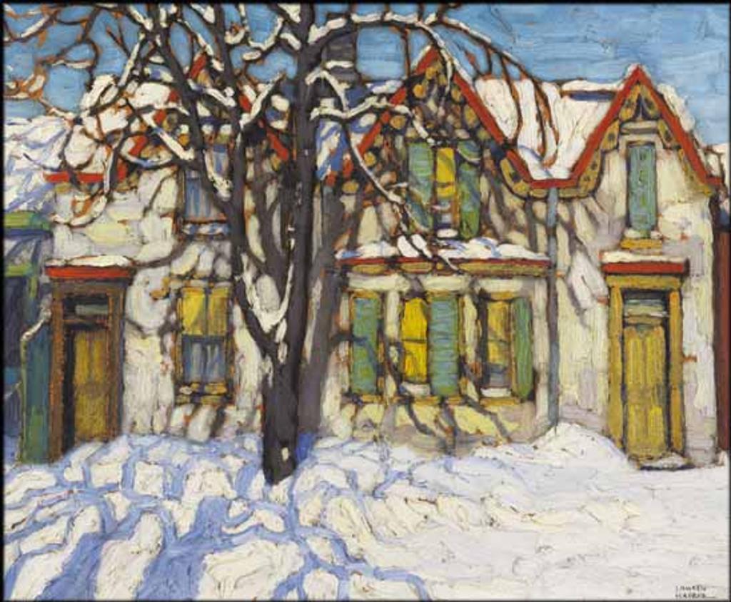 Lawren Stewart Harris (1885-1970) - Houses on Gerrard Street