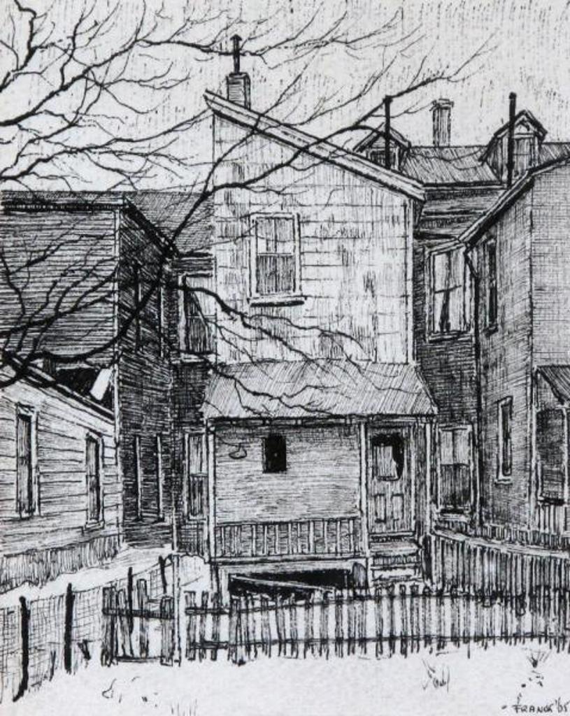 Albert Jacques Franck (1899-1973) - House Behind Gerard St. East; 1965