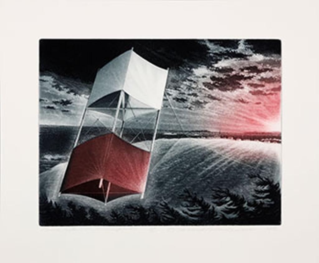 David Lloyd Blackwood (1941-2022) - Box Kite over Greenspond