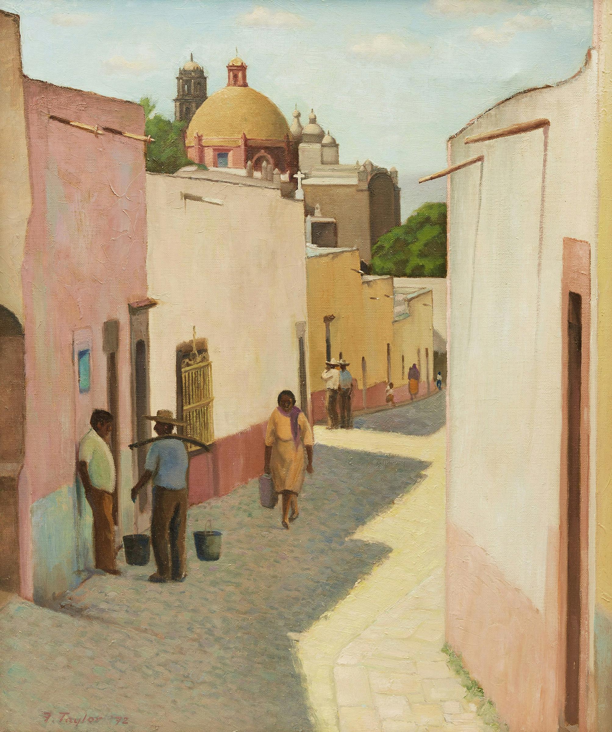 Frederick Bourchier Taylor (1906-1987) - Looking Down Calle Homobono