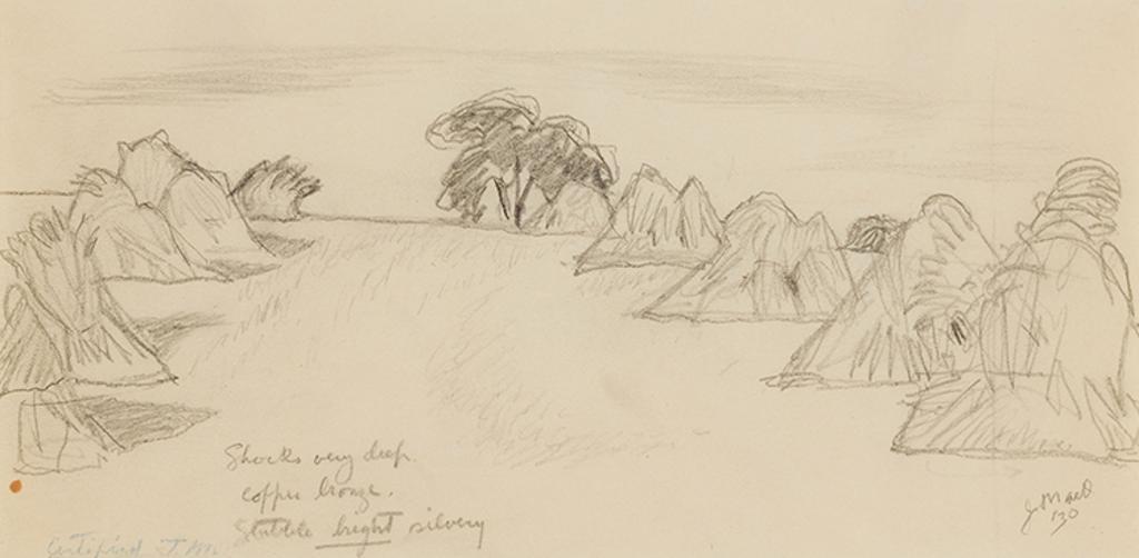 James Edward Hervey (J.E.H.) MacDonald (1873-1932) - Harvest in the Field