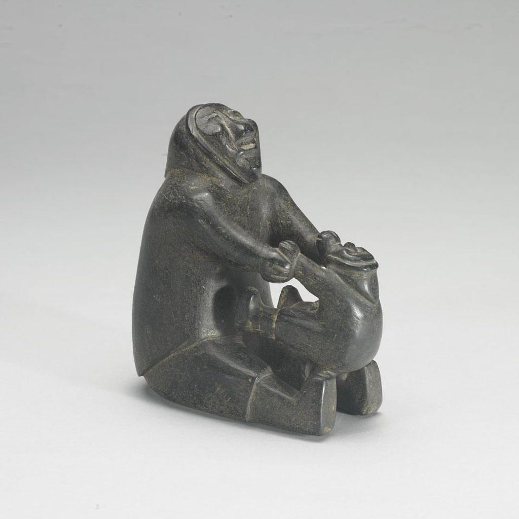 Tuki (1888-1979) - Father And Son Playing