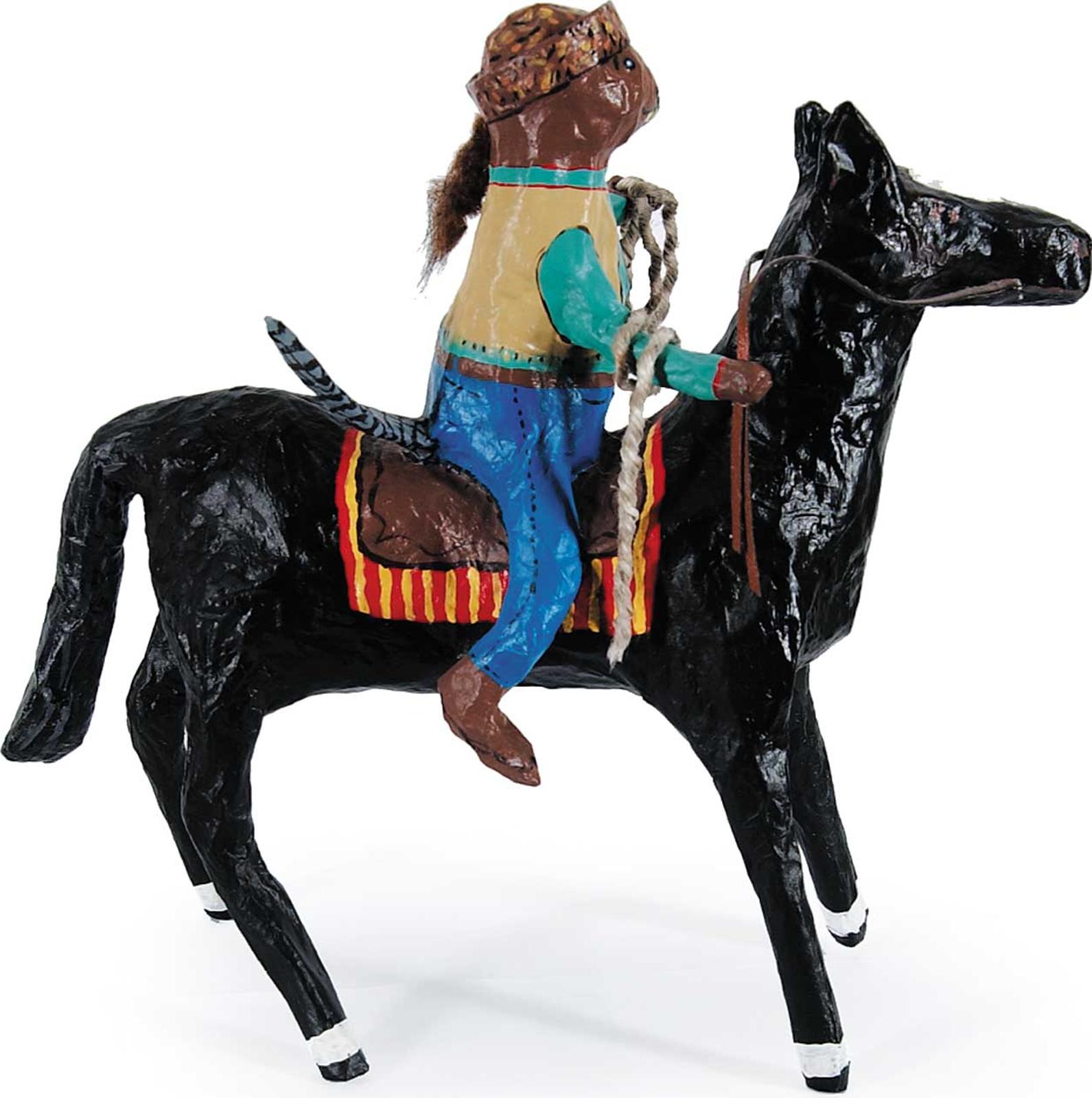 Violet Costello (1957) - Beaver on a Horse