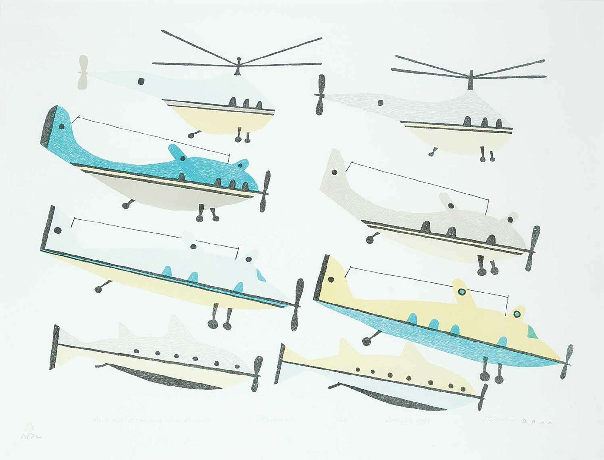 Etidlooie Etidlooie (1911-1981) - Aircraft Becoming Sea Animals #1/50