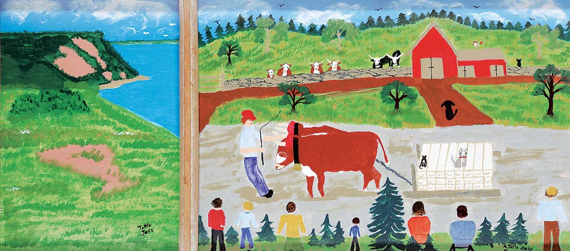 Joyce Stevens - Blomindon Oxen