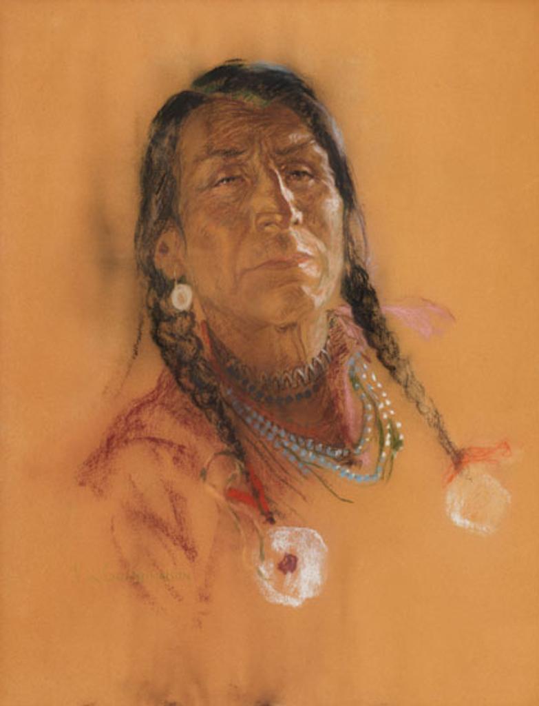 Nicholas (Nickola) de Grandmaison (1892-1978) - Portrait of an Indian