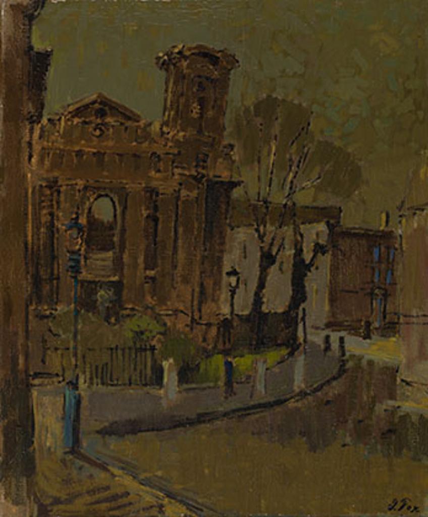 John Richard Fox (1927-2008) - Paris Street Corner