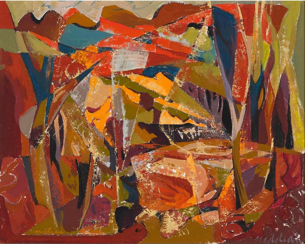 Donald Frederick Price Neddeau (1913-1998) - Wood Interior, Haliburton