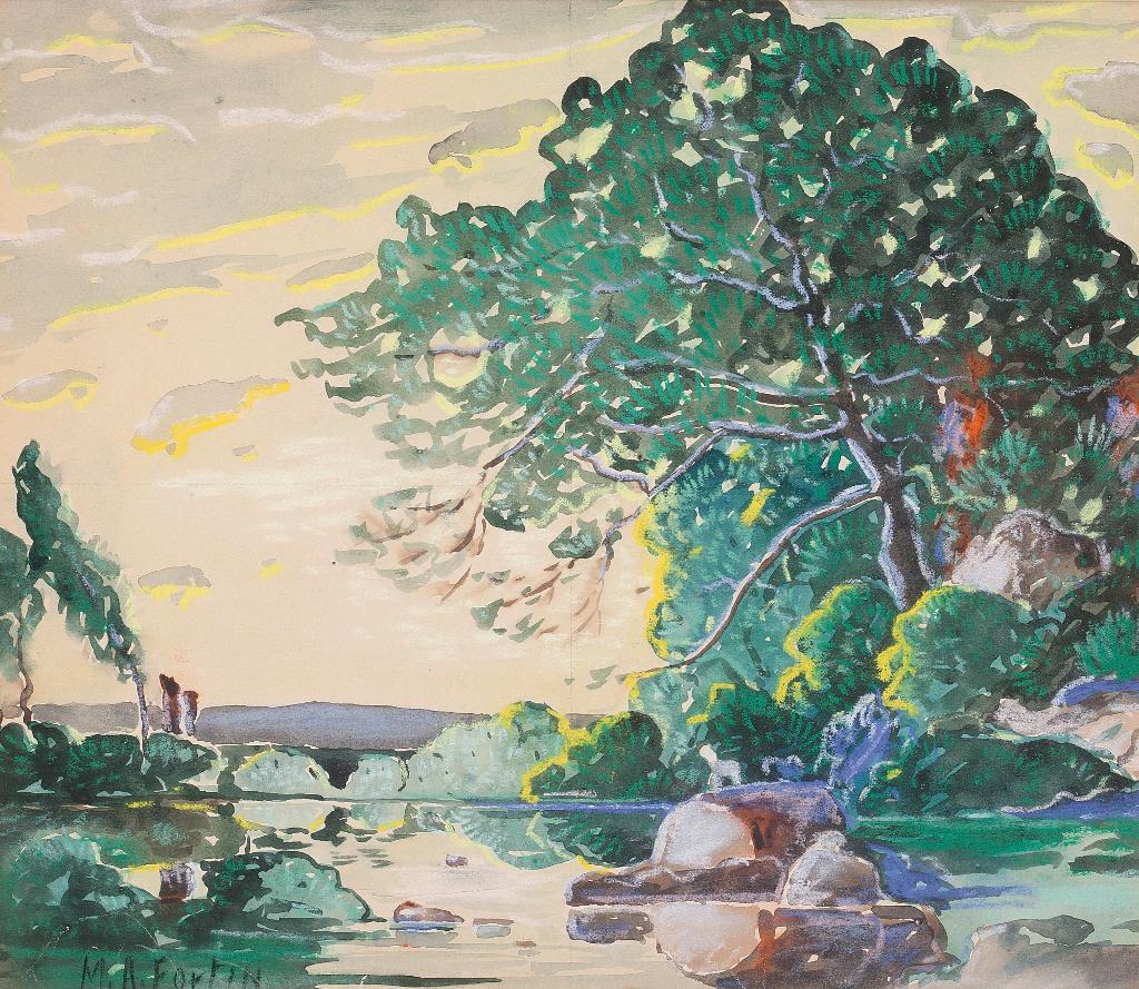 Marc-Aurèle Fortin (1888-1970) - Paysage D'été