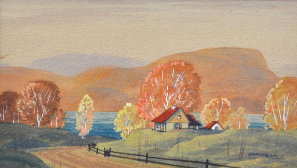 Graham Norble Norwell (1901-1967) - Chalet in Autumn