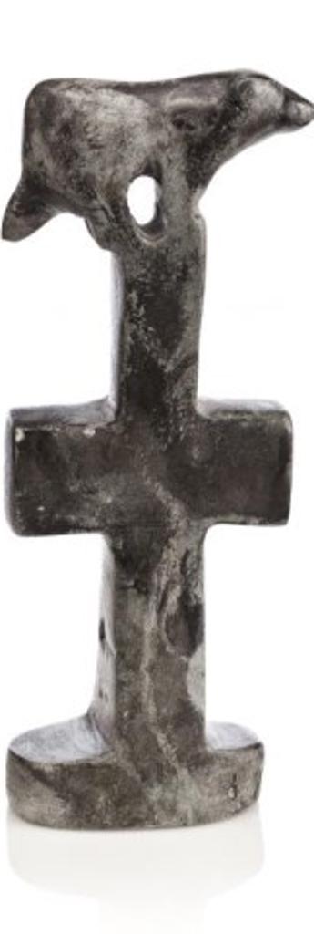 Thomassie Kudluk (1910-1989) - Dog on a Cross
