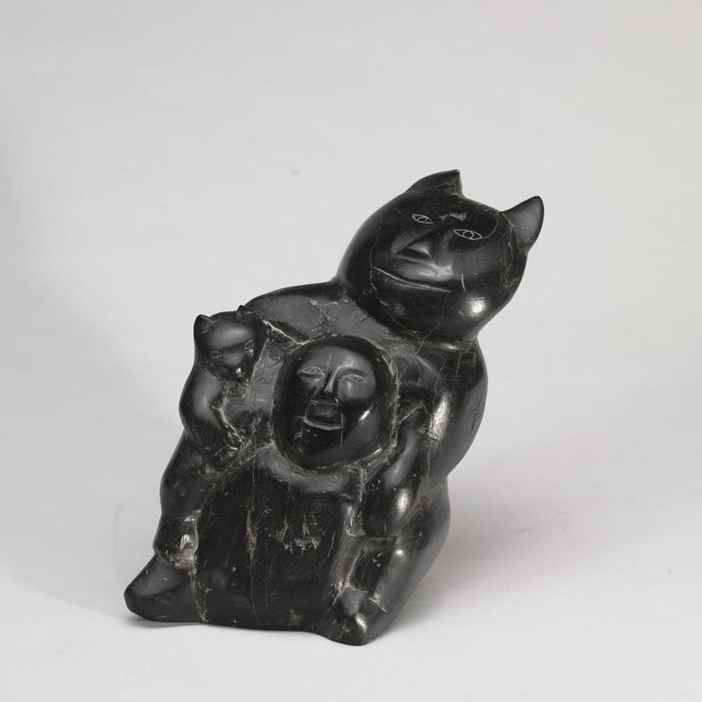 Marie Kuunnuaq (1933-1990) - Bear And Hunter Transformation