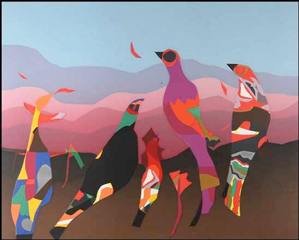 Jack Leaonard Shadbolt (1909-1998) - I Saw a Purple Bird