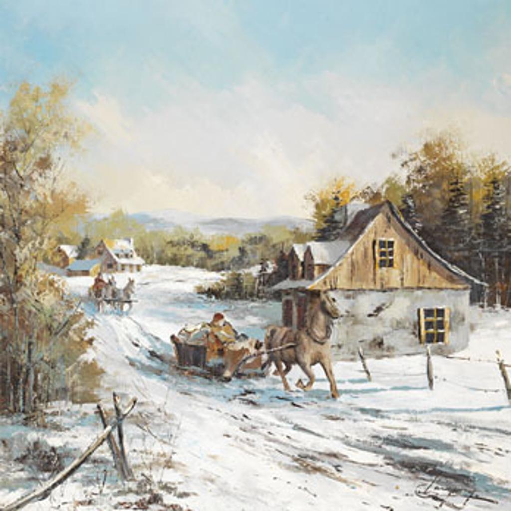 Claude Langevin (1942-2024) - Winter Scene