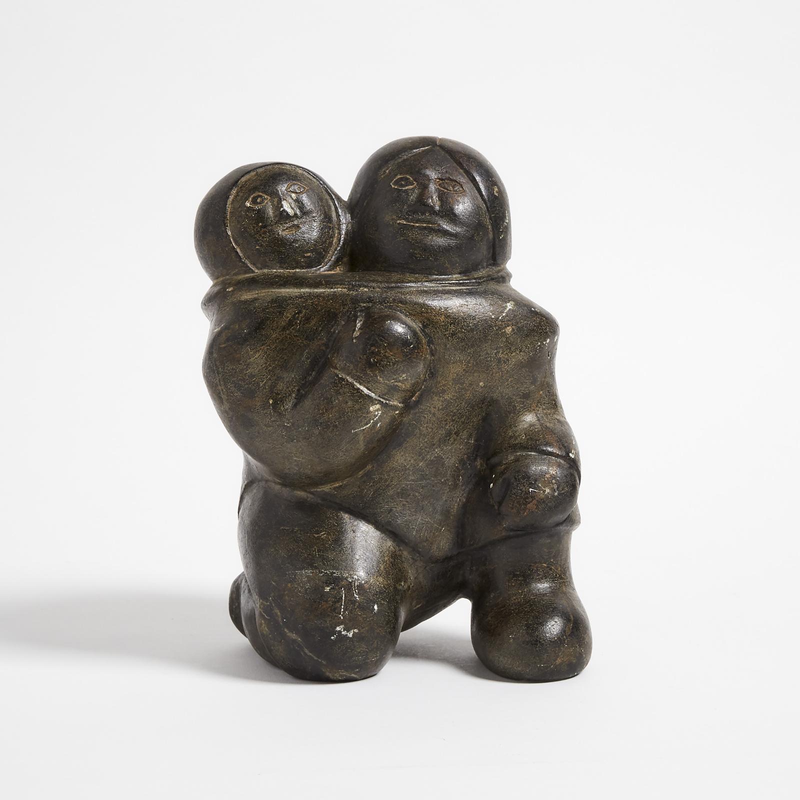 Mathew Aqigaaq (1940-2010) - Mother And Child