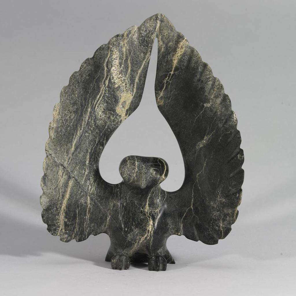 Elijah Michael (1929-2008) - Owl With Raised Wings