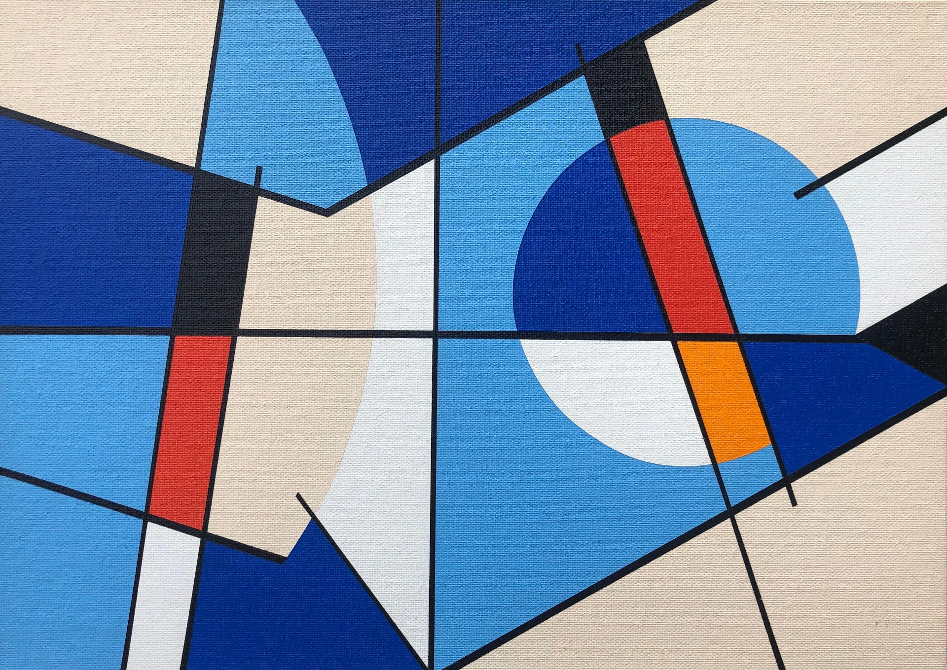 Fernand Toupin (1930-2009) - Cortège aux deux rouges, 1994