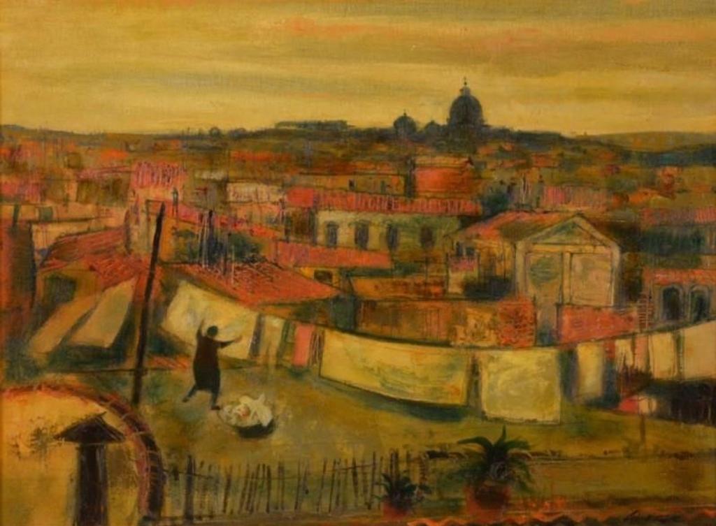 William Arthur Winter (1909-1996) - ROOFTOPS OF ROME